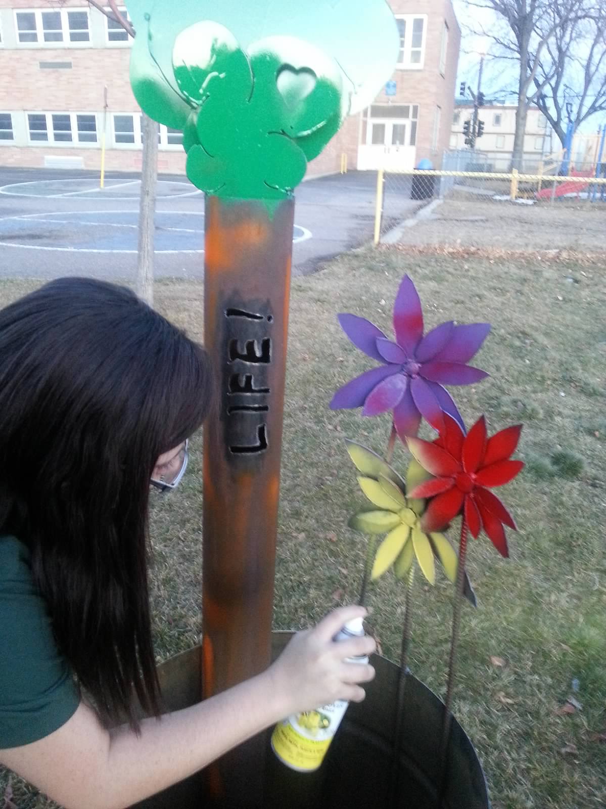 STRIVE Prep Sunnyside's Upcycled Art Project Cottonwood Institute