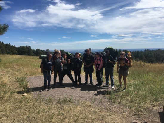 STRIVE Prep-Federal Students Enjoy Backpacking White Ranch!