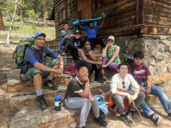 AXL Academy CAP Crew Spends a Night In the Woods at Camp Cheley Outpost
