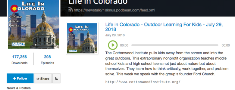 Life In Colorado Radio Segment