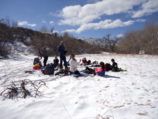 KIPP Sunshine Peak Academy Students Enjoy Winter Field Day Lunch