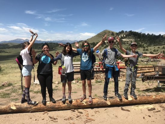 Colorado Academy Summer Camp Students at Mission: Wolf
