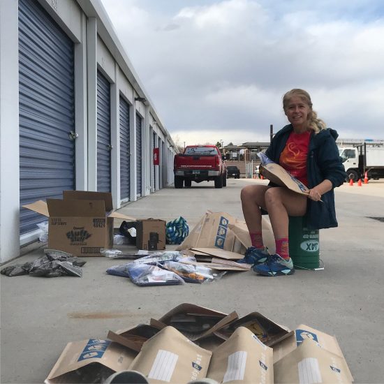 CAP Instructor Erin Assembles Thrival Kits