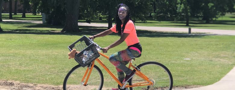 Vicki Move-A-Thon Biking