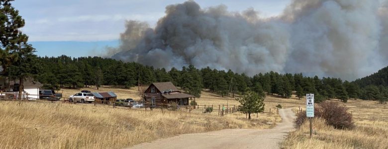 Smoke from the Cal-Wood Fire