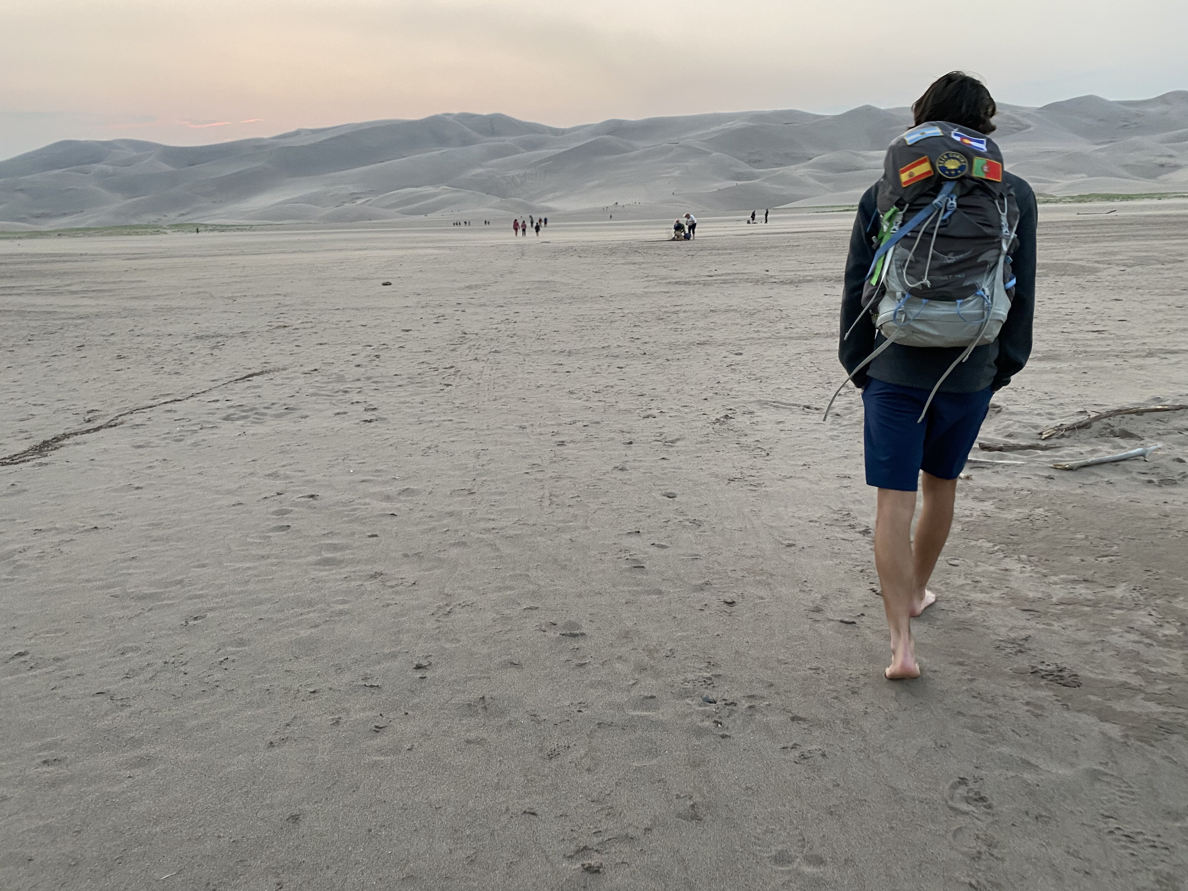 Changemaker students explore the Great Sand Dunes National Park and Preserve