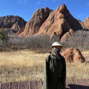 A student exploring Roxborough State Park