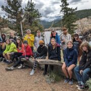 New Vista students fish with Colorado Parka & Wildlife at Gross Reservoir