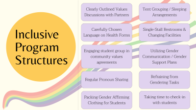 Graphic about inclusive program structures