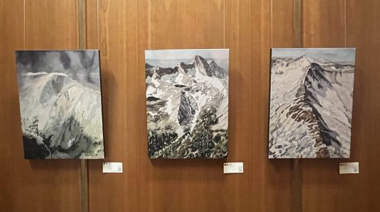 Three of Colorado's 14ers are on display.