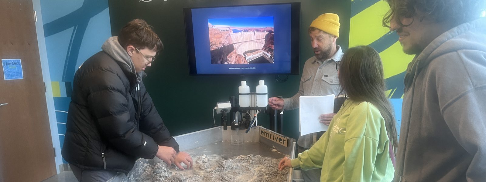 Students learn about waterways at CSU Spur campus.
